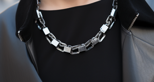 How to Style a Ruthenium Necklace