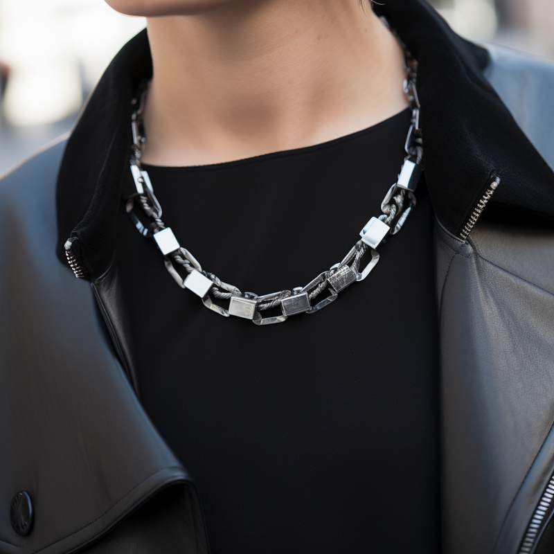 How to Style a Ruthenium Necklace